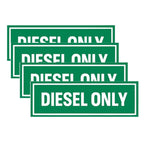 Weatherproof Diesel Decals for Fuel Tank Caps (Universal Fit)