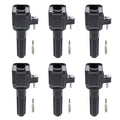 Set of 6 Ignition Coils & NGK Iridium Spark Plugs for 9-7x Envoy XL (2005–2009)