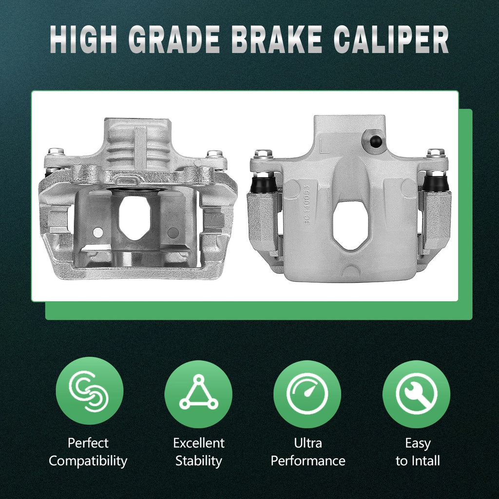 Rear Left Brake Caliper for Trailblazer Rainier SSR Envoy Ascender Bravada 2002–2009