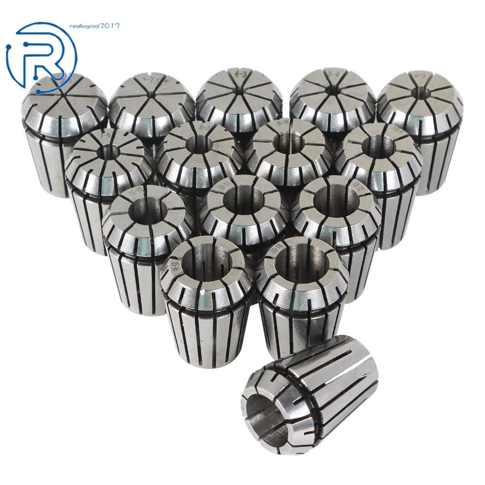 15 Pack Spring Collet Set for Engraving Machine (2mm-16mm)