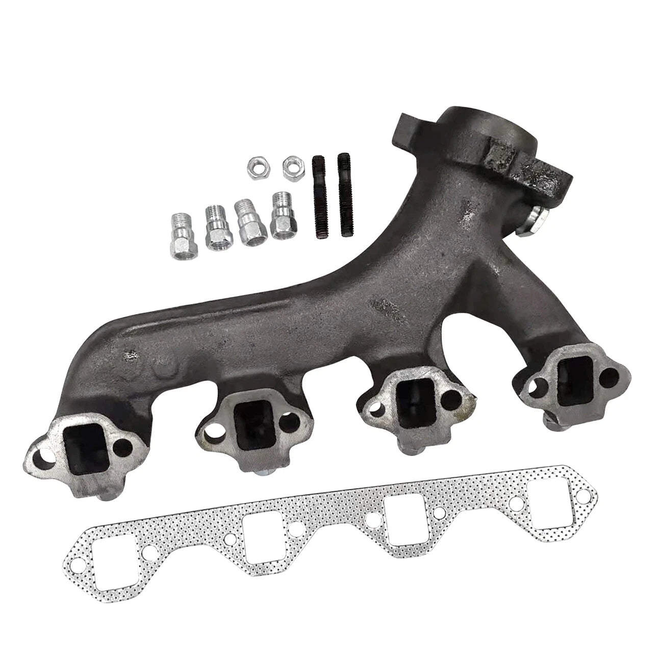 2X Exhaust Manifold with Gasket Kit for Ford F-150 250 350