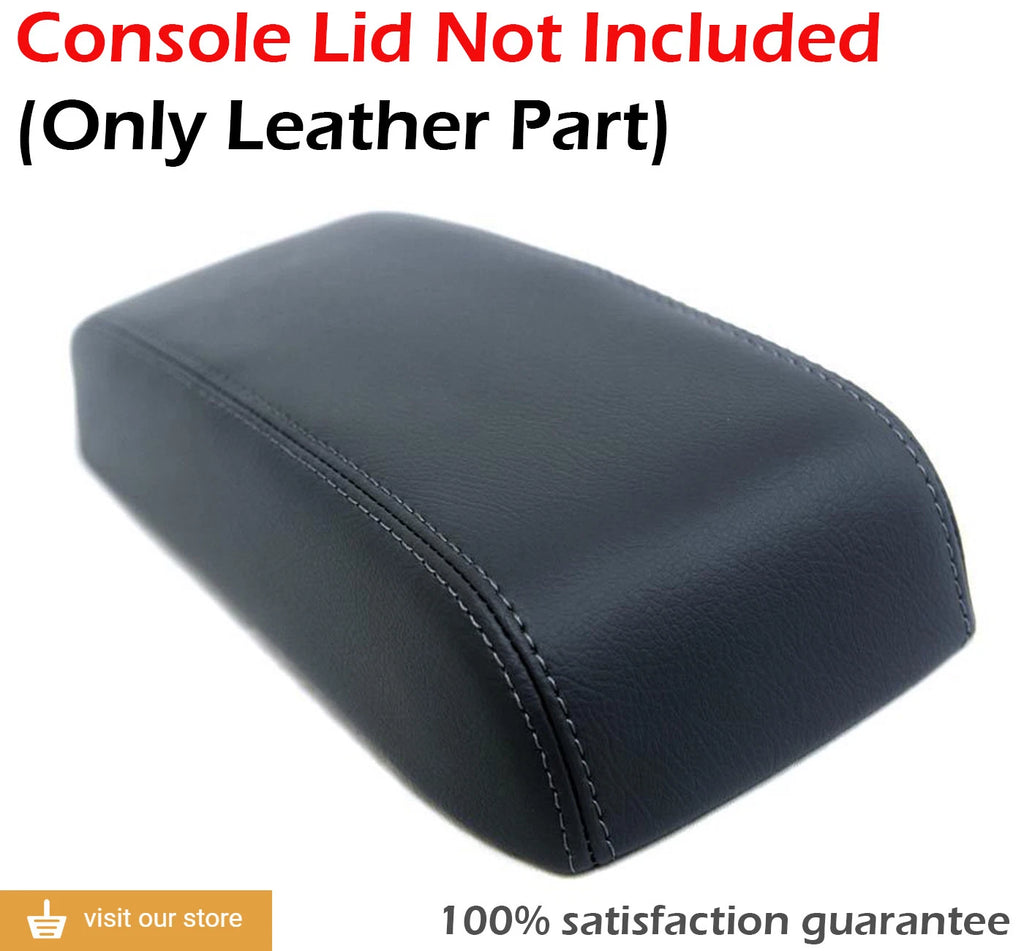 Center Console Armrest Cover for Dodge Journey (2009–2010) Gray Leather