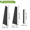 6 x Door Pillar Window Trim for BMW 7-Series (2009 - 2017) Carbon Fiber