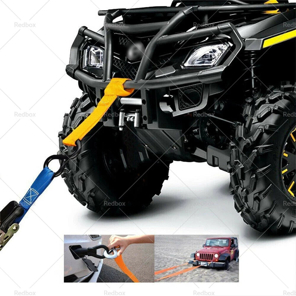 12PCS Soft Loop Tie Down Straps for Motorcycle Dirt Bike