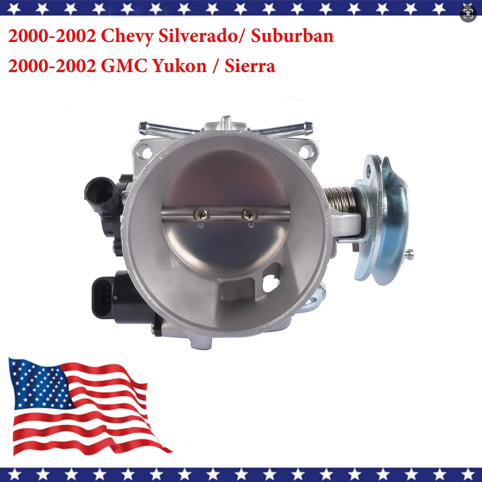 Throttle Body for GMC Yukon Sierra Chevrolet Silverado 1500 2500 (2000-2002)