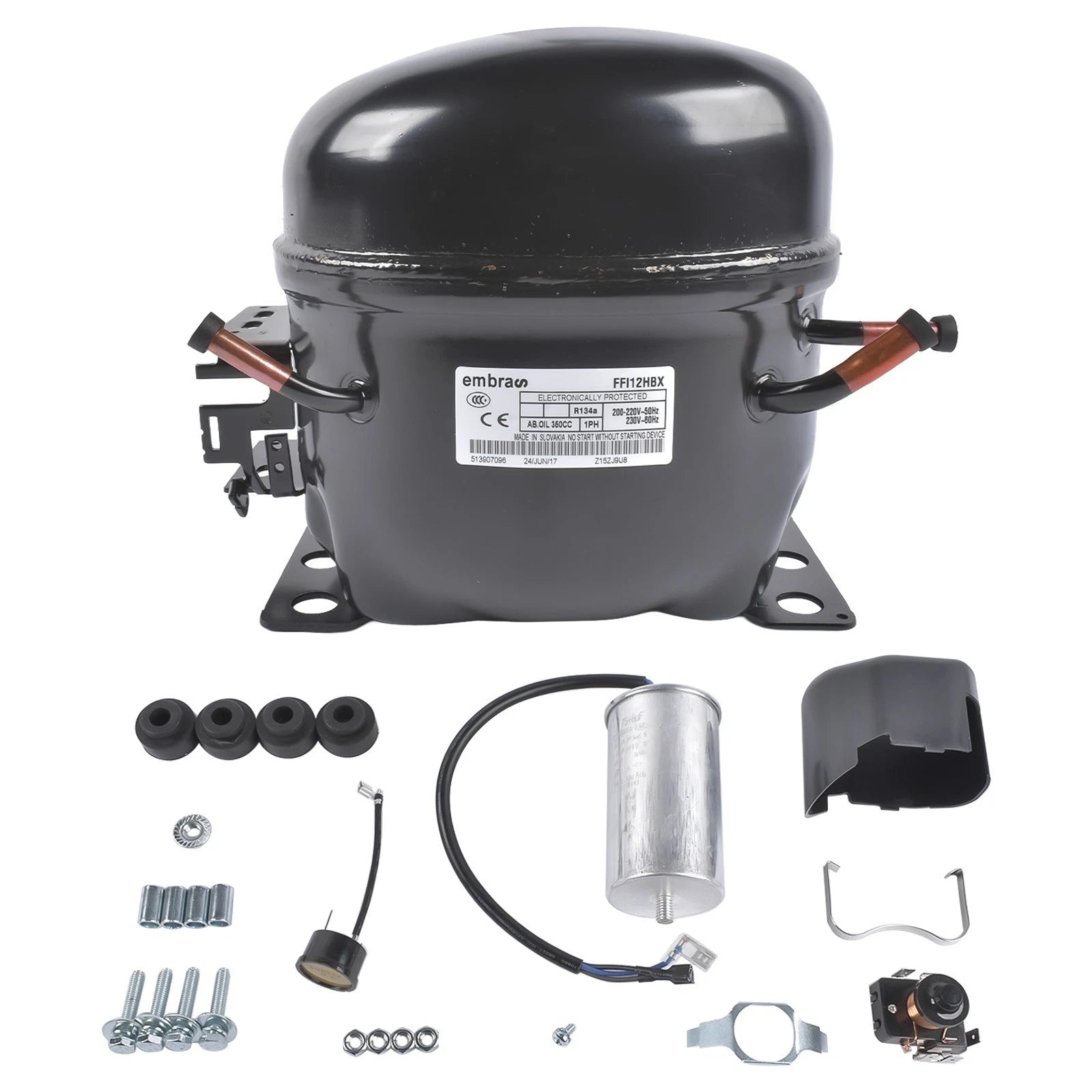 Refrigeration Compressor 220-240V 1/3 HP for Refrigeration Equipment