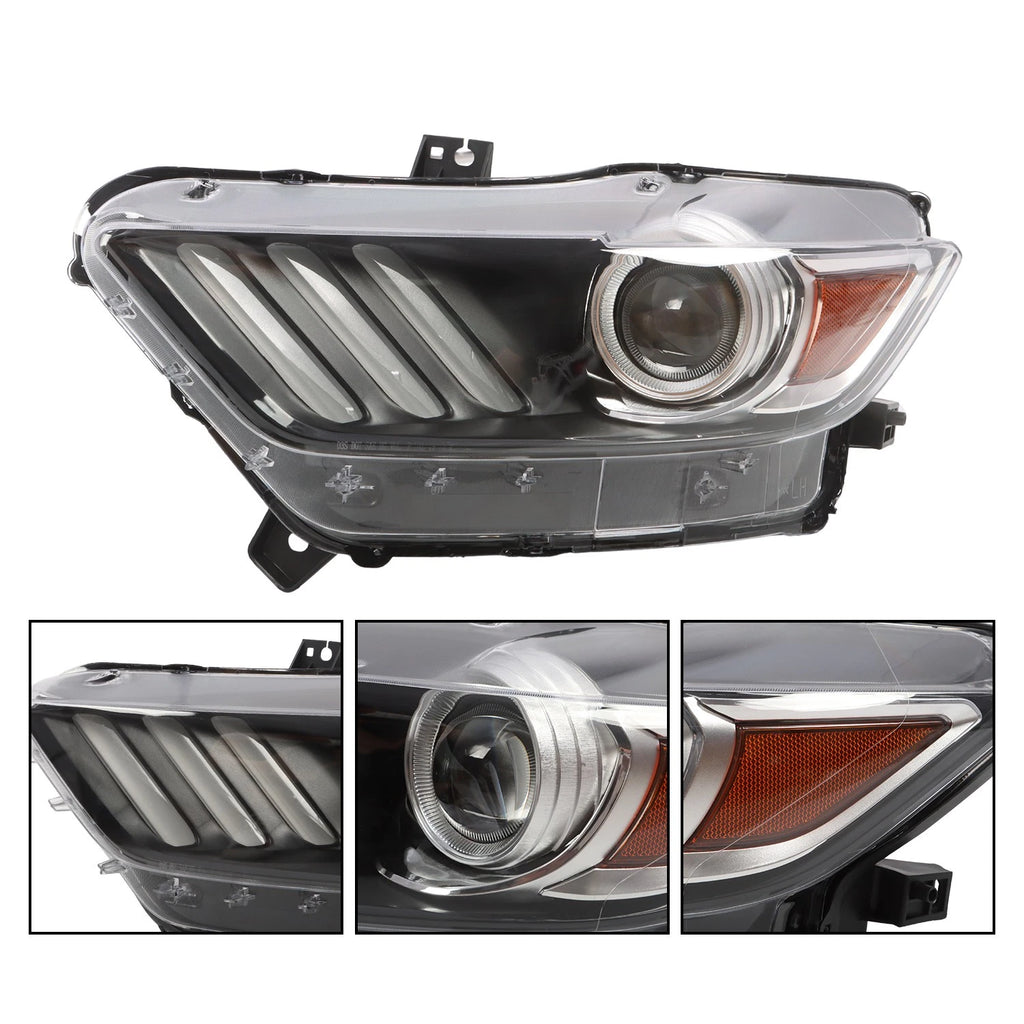 Projector HID Xenon LED DRL Headlight for Ford Mustang (2015–2017)
