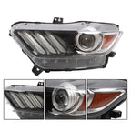 Projector HID Xenon LED DRL Headlight for Ford Mustang (2015–2017)