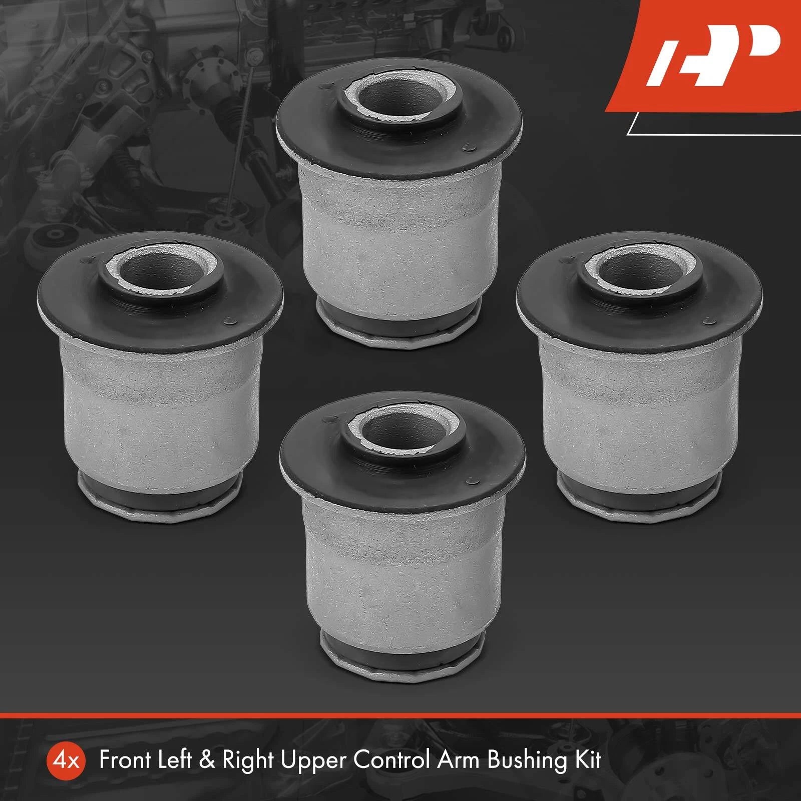 Set of 4 Front Upper Bushings for GMC Envoy (2002-2009)