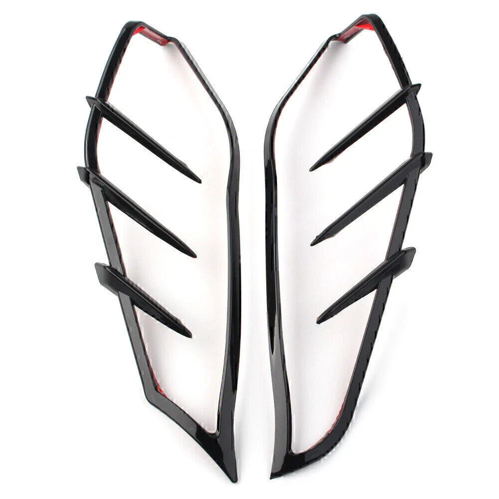 Black Mid-Frame Air Deflector Trim for Harley Electra Glide Tri Glide (2009-2023)