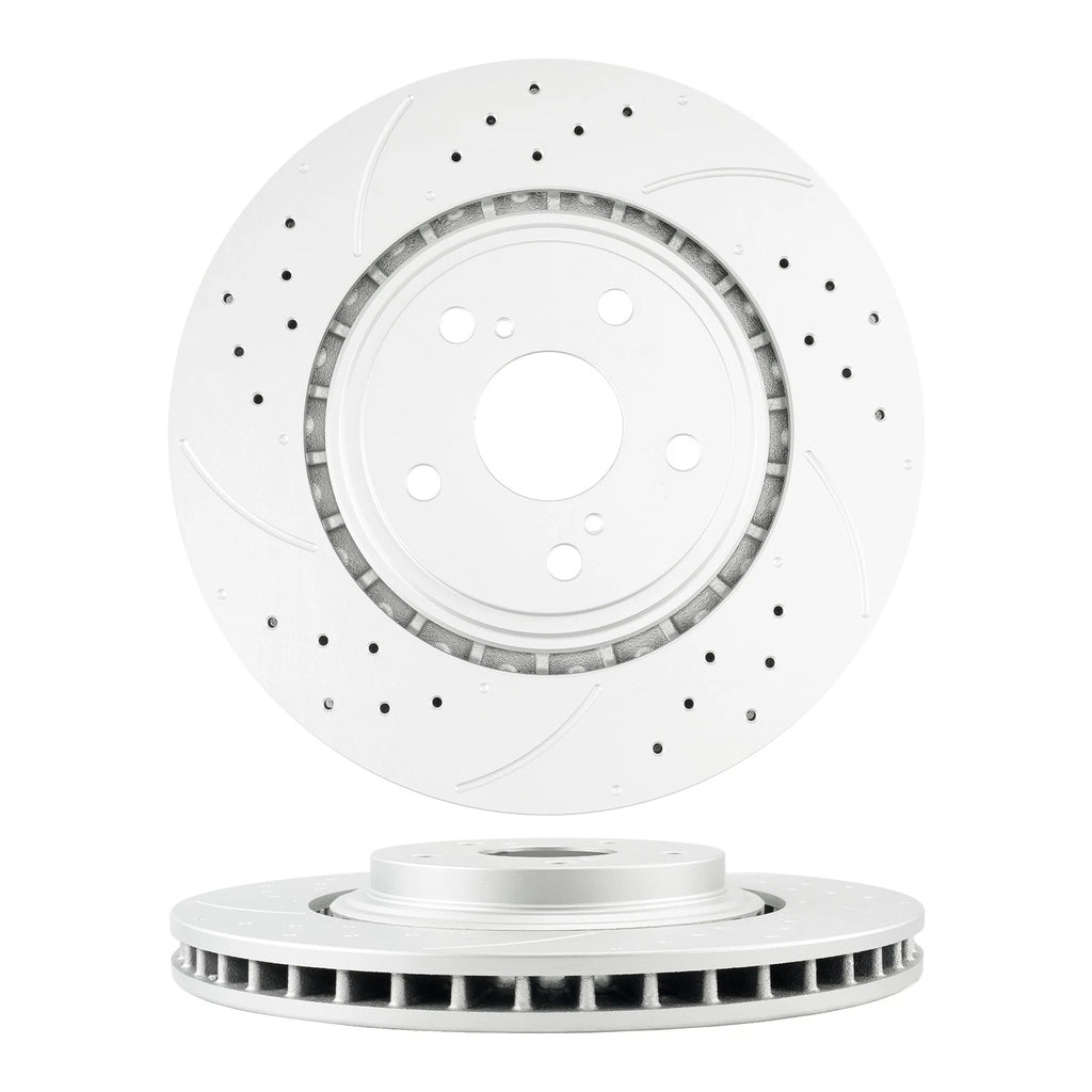 Front Drilled Slotted Rotors for Lexus RX 350 (2010–2015)