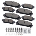 8pcs Brake Pads Set for Toyota Highlander (2014–2020), Sienna (2011–2024)