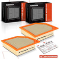 2X Engine Air Filter for Ford Mustang (2007–2010) V8 5.4L Flexible Panel