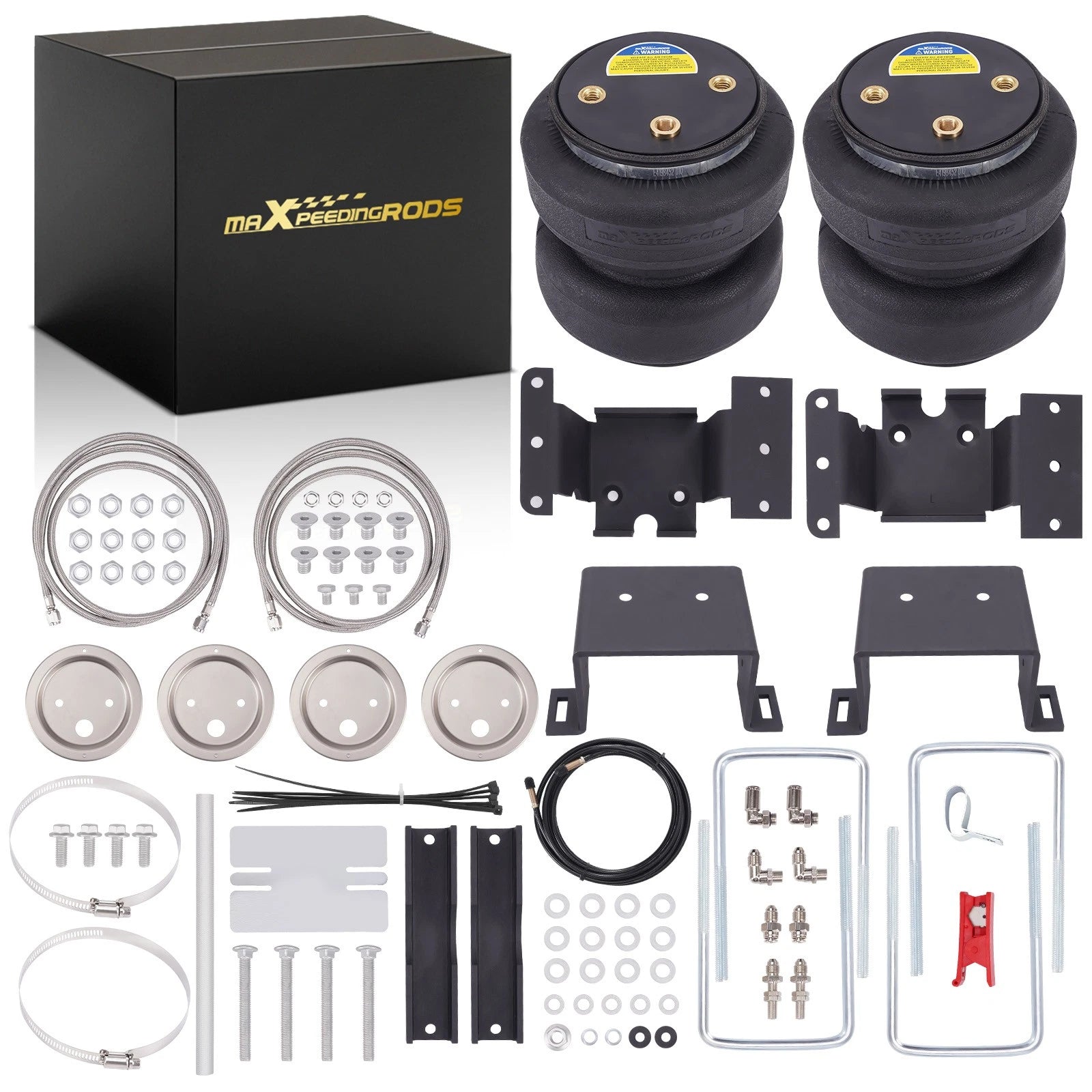Rear Air Helper Spring Bags Leveling Kit for GMC Sierra 2500 HD 3500 HD (2015)