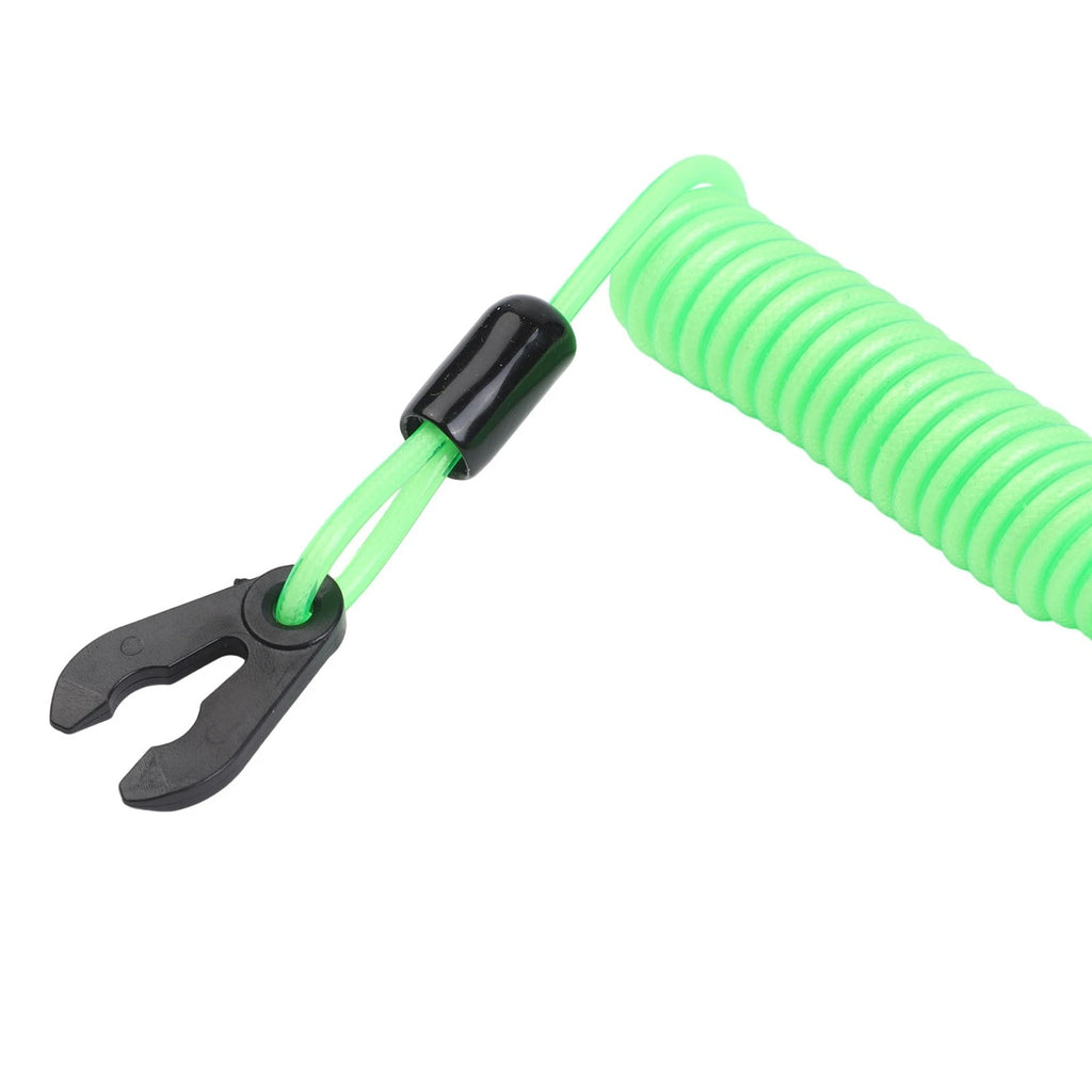 Boat Switch Lanyard for Marine Outboard Engines (Nylon, Floating, Green)