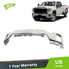Split Front Bumper Chrome Steel for GMC Sierra 2500/3500HD (2020–2023)