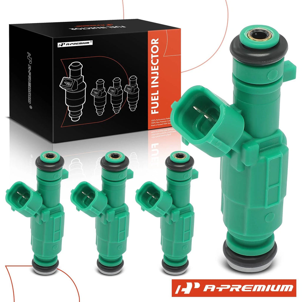 Set of 4 Fuel Injectors for Hyundai Sonata (2006–2007) Kia Optima (2006–2008) Rondo (2007–2009)