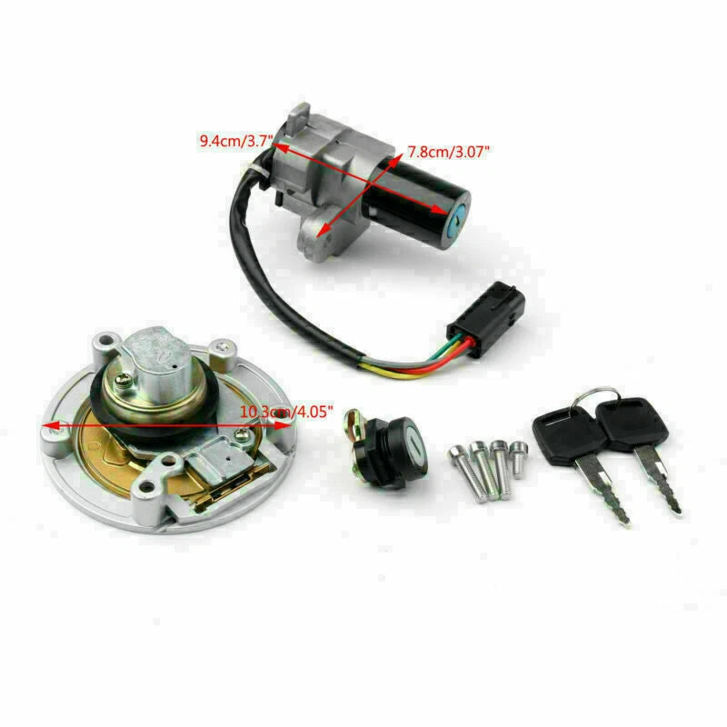 Ignition Switch Lock Fuel Gas Cap Key Set for Ducati 848 1098 1198 Monster (2008–2015)
