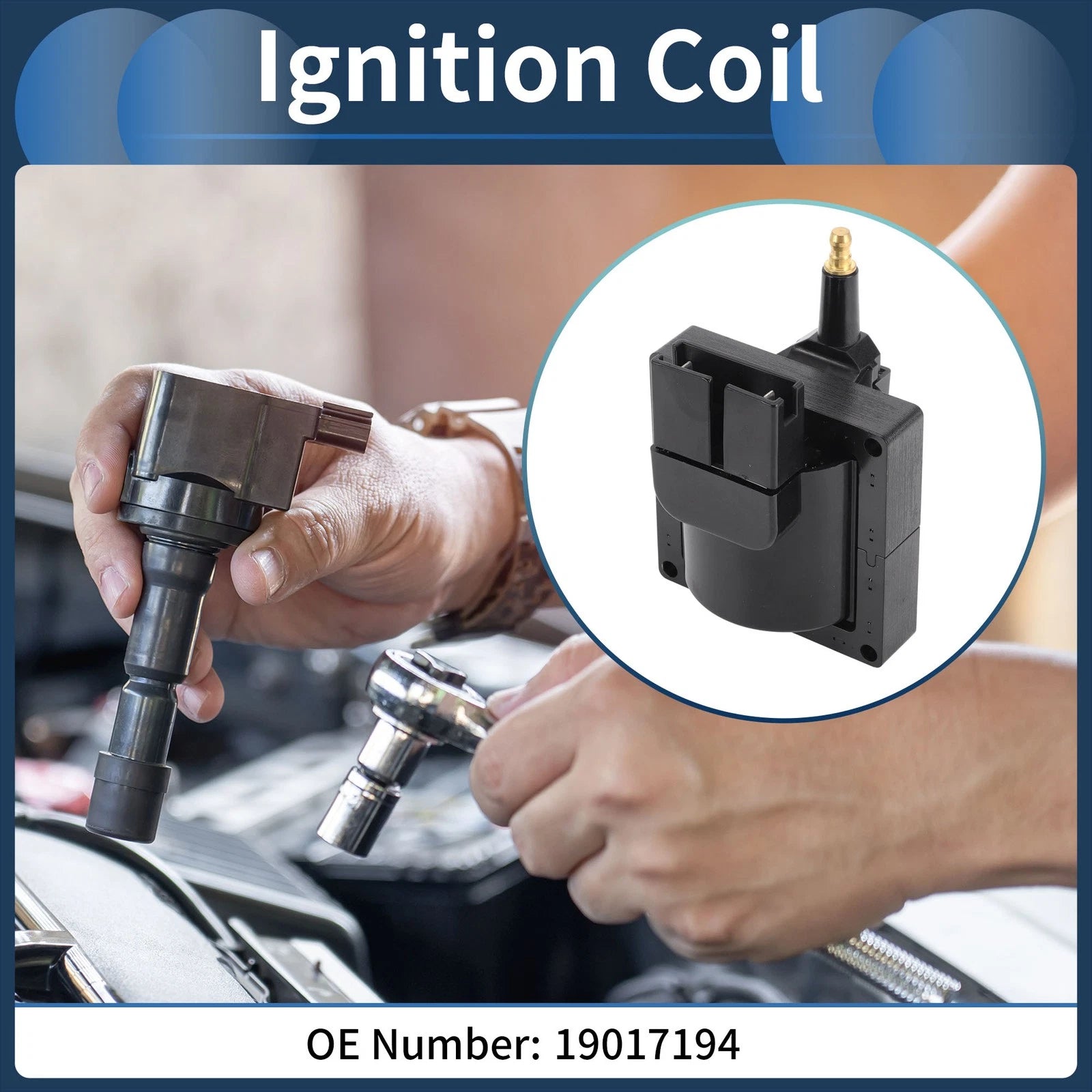 Ignition Coil Pack No. 19017194 for Ford Mustang (1984–1993)