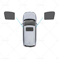 Magnetic Mesh Window Sun Shades for Mercedes-Benz GLA (2020–On)