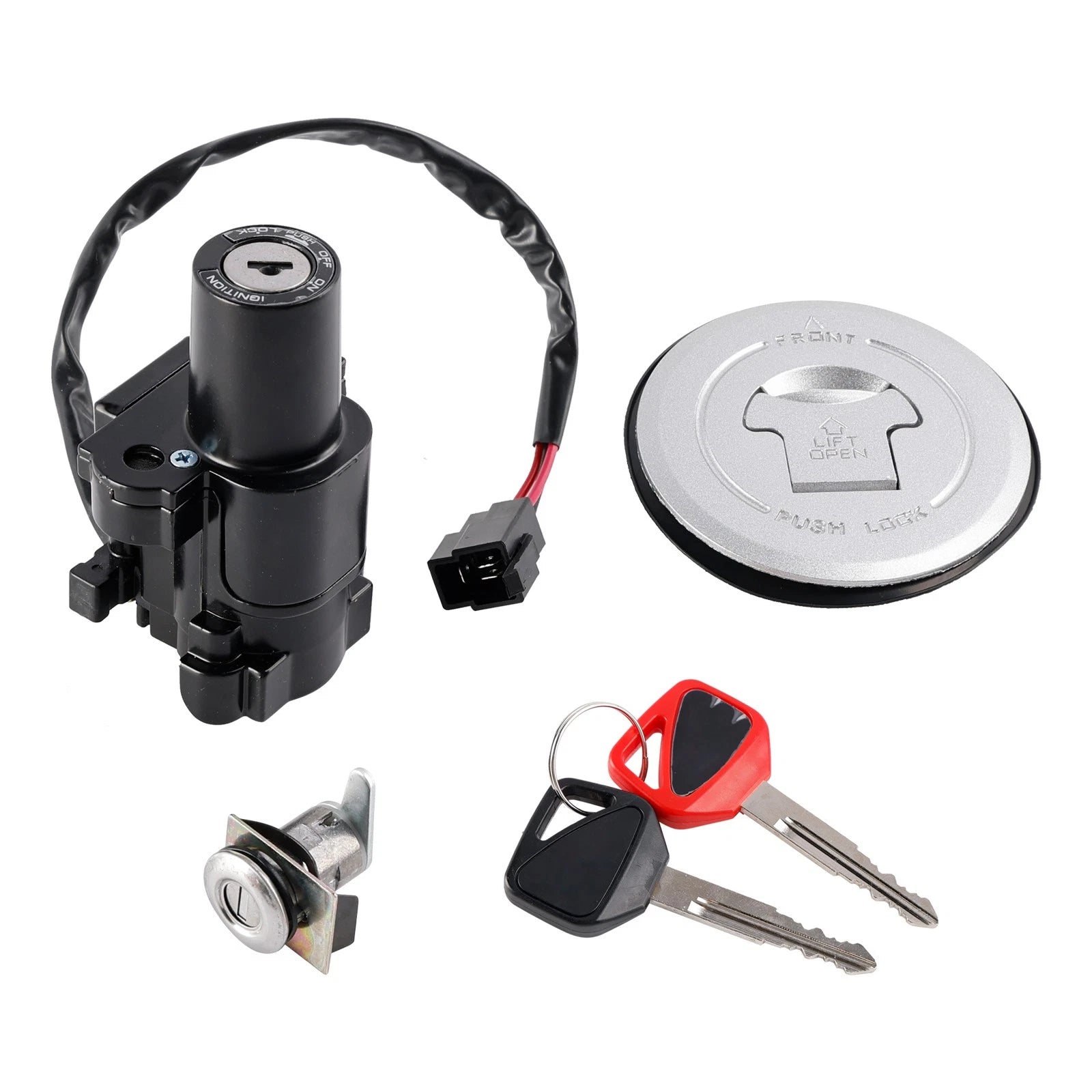 Ignition Switch & Fuel Gas Cap Key Set for Honda Hornet 250 CB FMX650 (2005–2006)