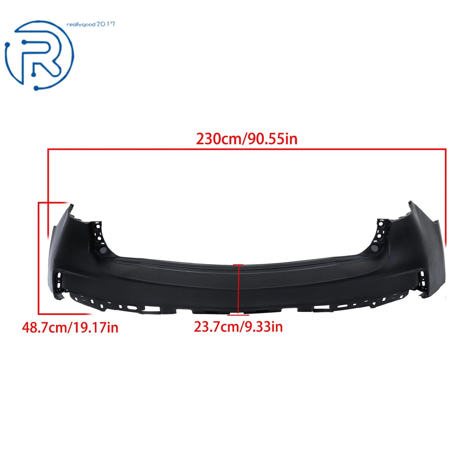 Replacement Rear Lower Bumper for Acura RDX (2017-2020) Textured