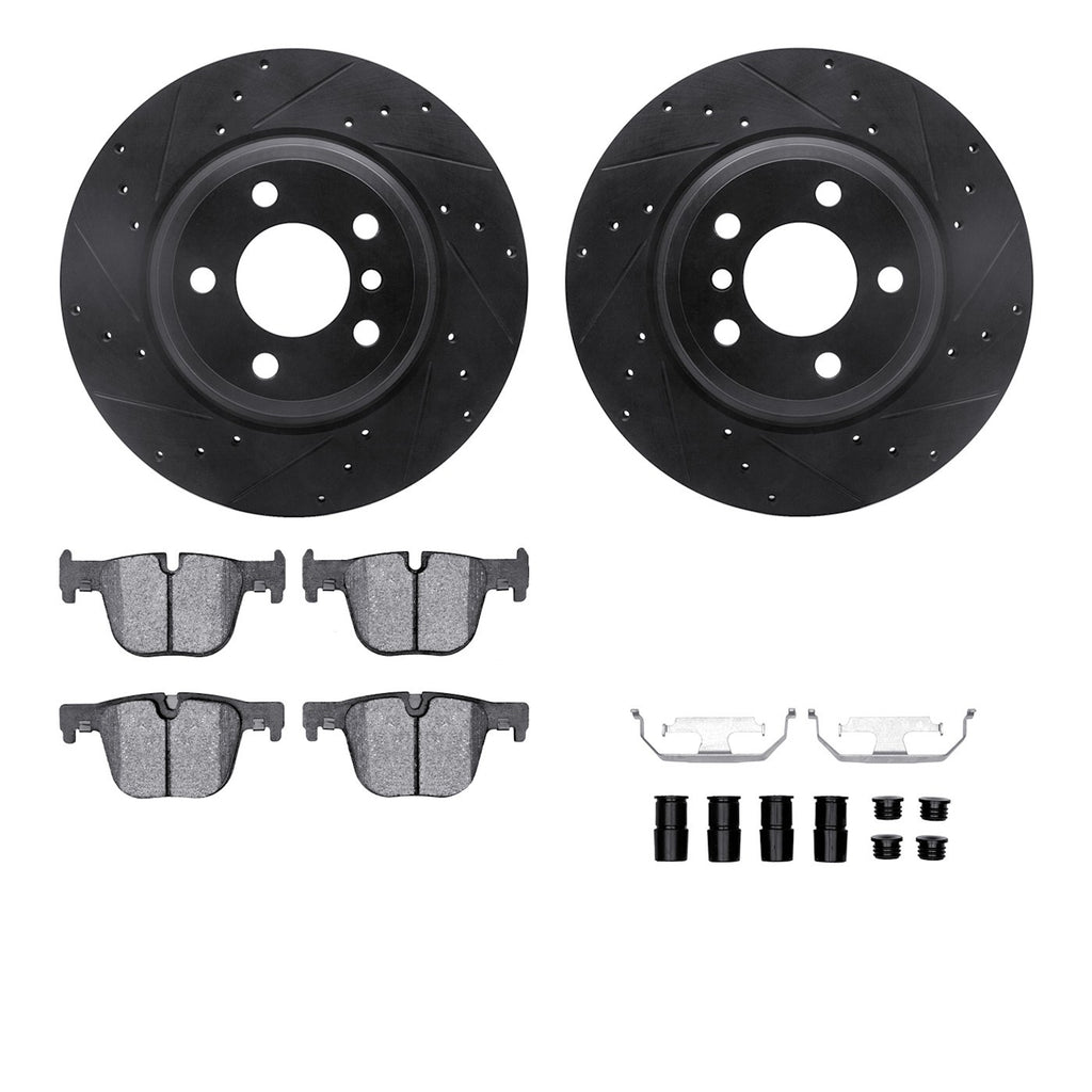 2X Brake Disc and Pad Kits for BMW 330, 328