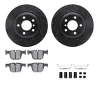 2X Brake Disc and Pad Kits for BMW 330, 328