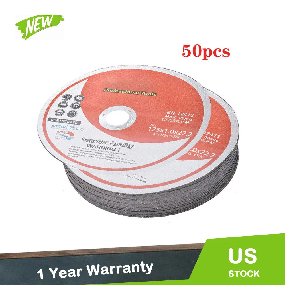 Cutting Discs for Metal & Stainless Steel (50 Pack)