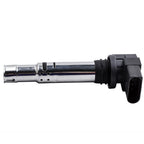 Set of 4 Spark Ignition Coils for VW Beetle Caddy Jetta Golf Audi A3 Seat Skoda