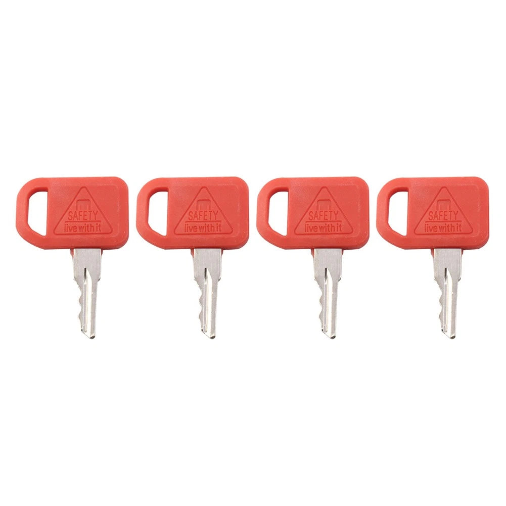 4Pcs Ignition Key T209428 KV13427 for John Deere Skid Steer & Loader (N/A)