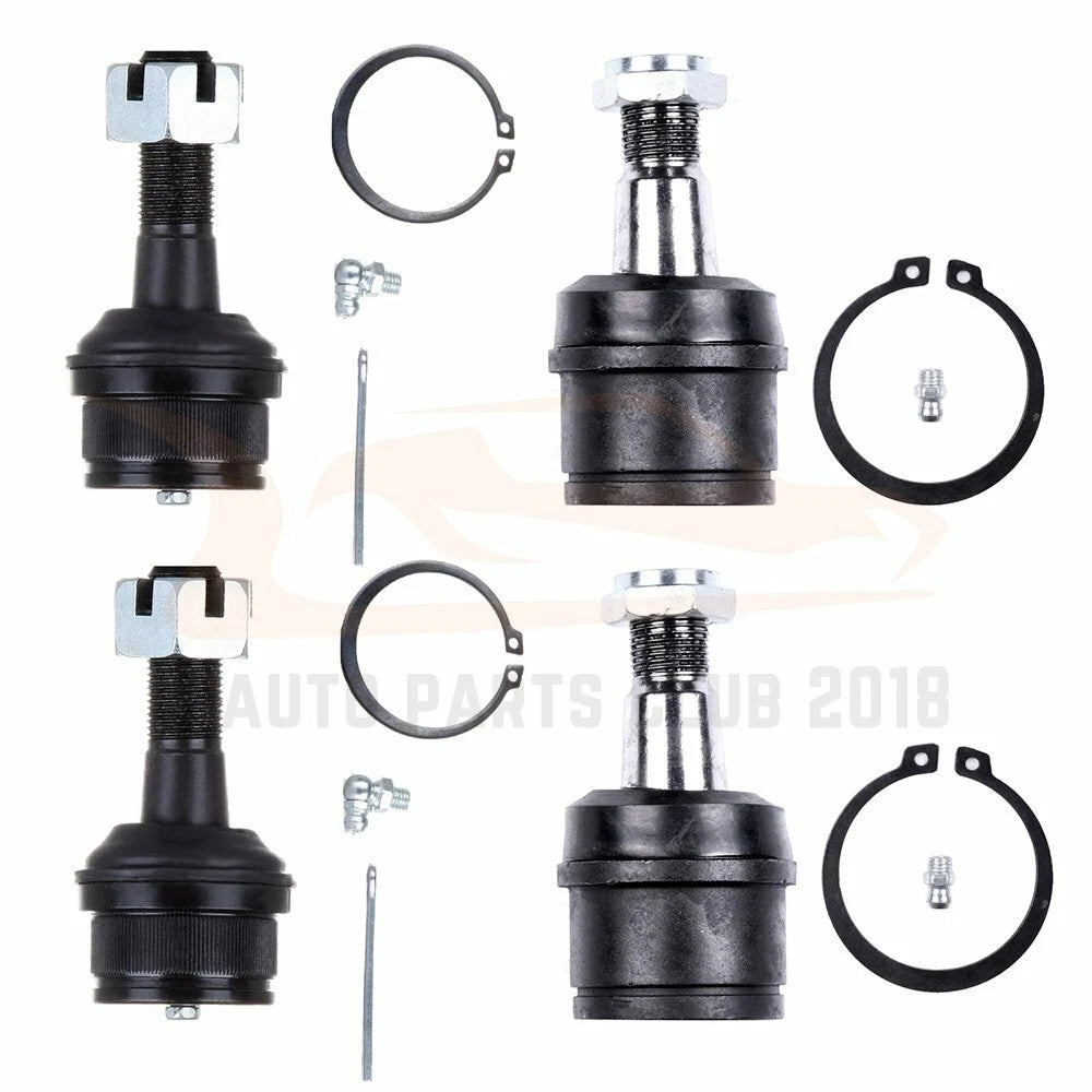 Set of 4 Front Upper Lower Ball Joints for Ford F-250 4x4 (1980–1996)