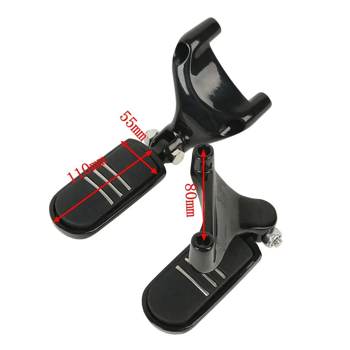 Foot Pegs Rear Passenger Footrest for Harley Sportster XL883/1200 (2004-2013)