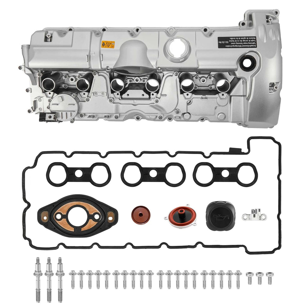 Aluminum Valve Cover for BMW 128i 323i 328i 528i X3 X5 (2006–2013)