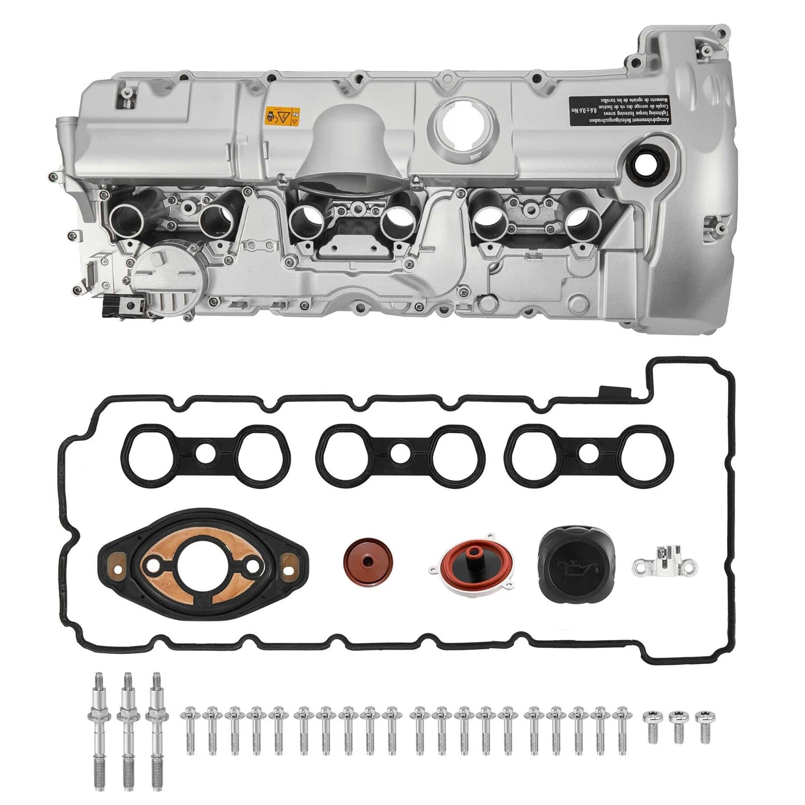 Aluminum Valve Cover for BMW 128i 323i 328i 528i X3 X5 (2006–2013)