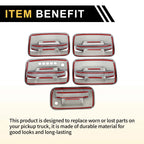 Set of 4 Exterior Door Handle Covers for Ford F-150 (2004–2014) Black