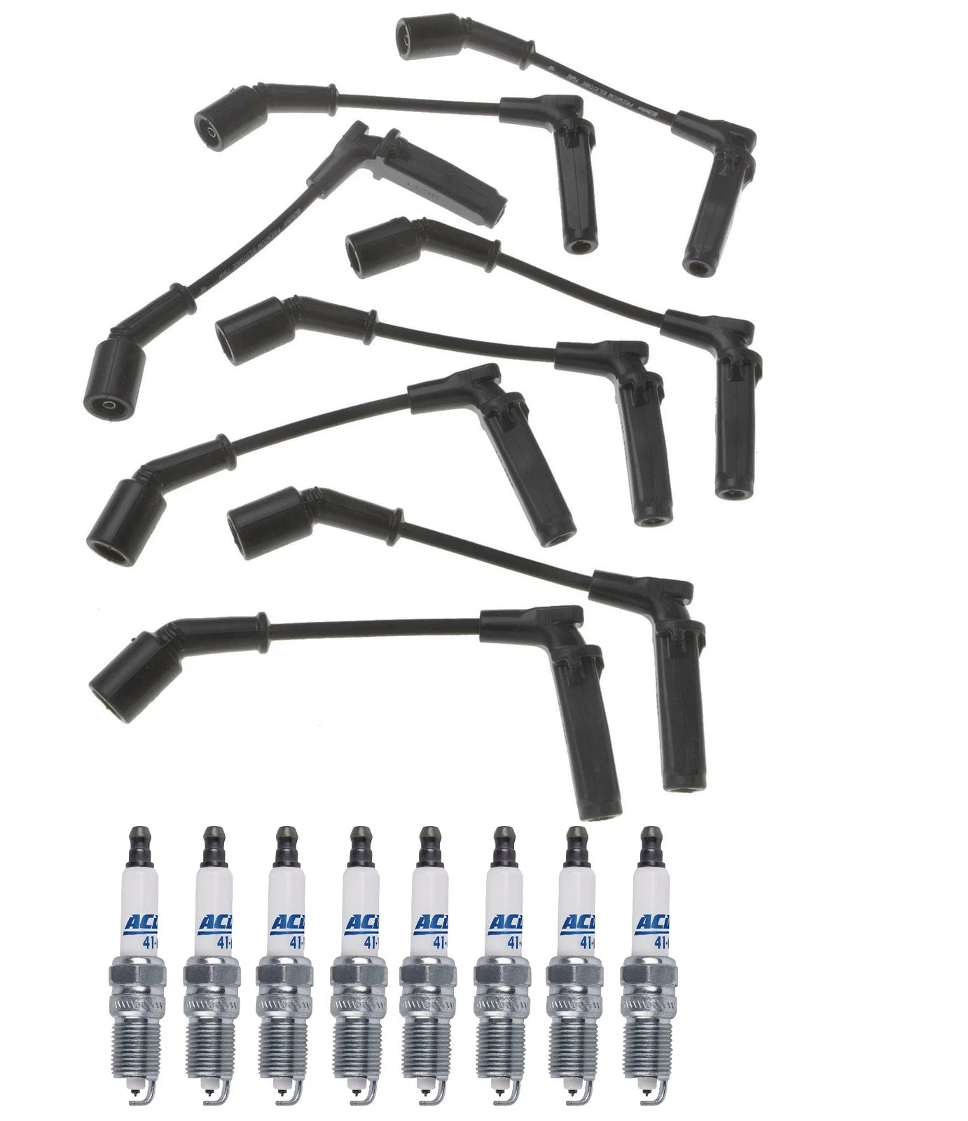 Pro Ignition Wire Set & ACDelco Spark Plugs for Isuzu Chevy SSR GMC V8 (2003–2006)
