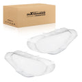 Front Headlamp Lens Covers Pair for BMW X5 E70 X5M (2007–2013)