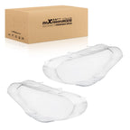 Front Headlamp Lens Covers Pair for BMW X5 E70 X5M (2007–2013)