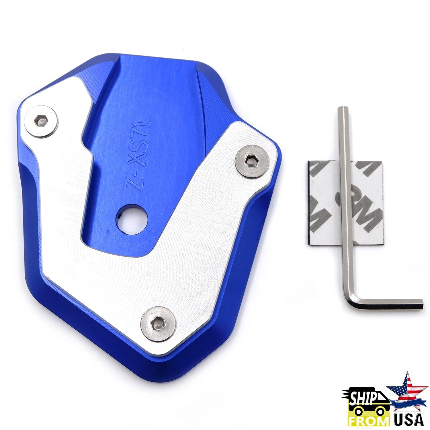 Kickstand Pad Side Stand Extension Plate for Suzuki GSXS750 GSXS1000 (2017–2019)