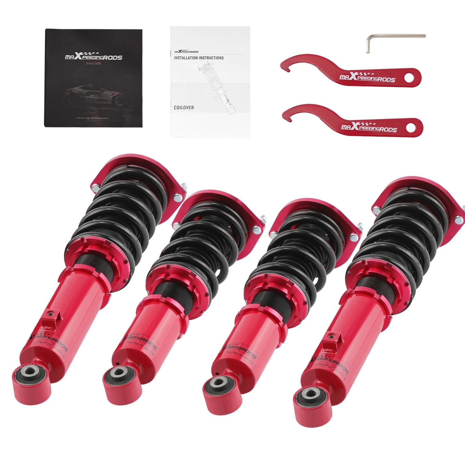 Adjustable Coilovers 24-Way Damper Suspension Kit for Mazda Miata MX5 (1989–2005)