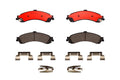 Set of 4 Rear Slotted Ceramic Disc Brake Pads for Cadillac Chevy GMC (Brembo P10040N)