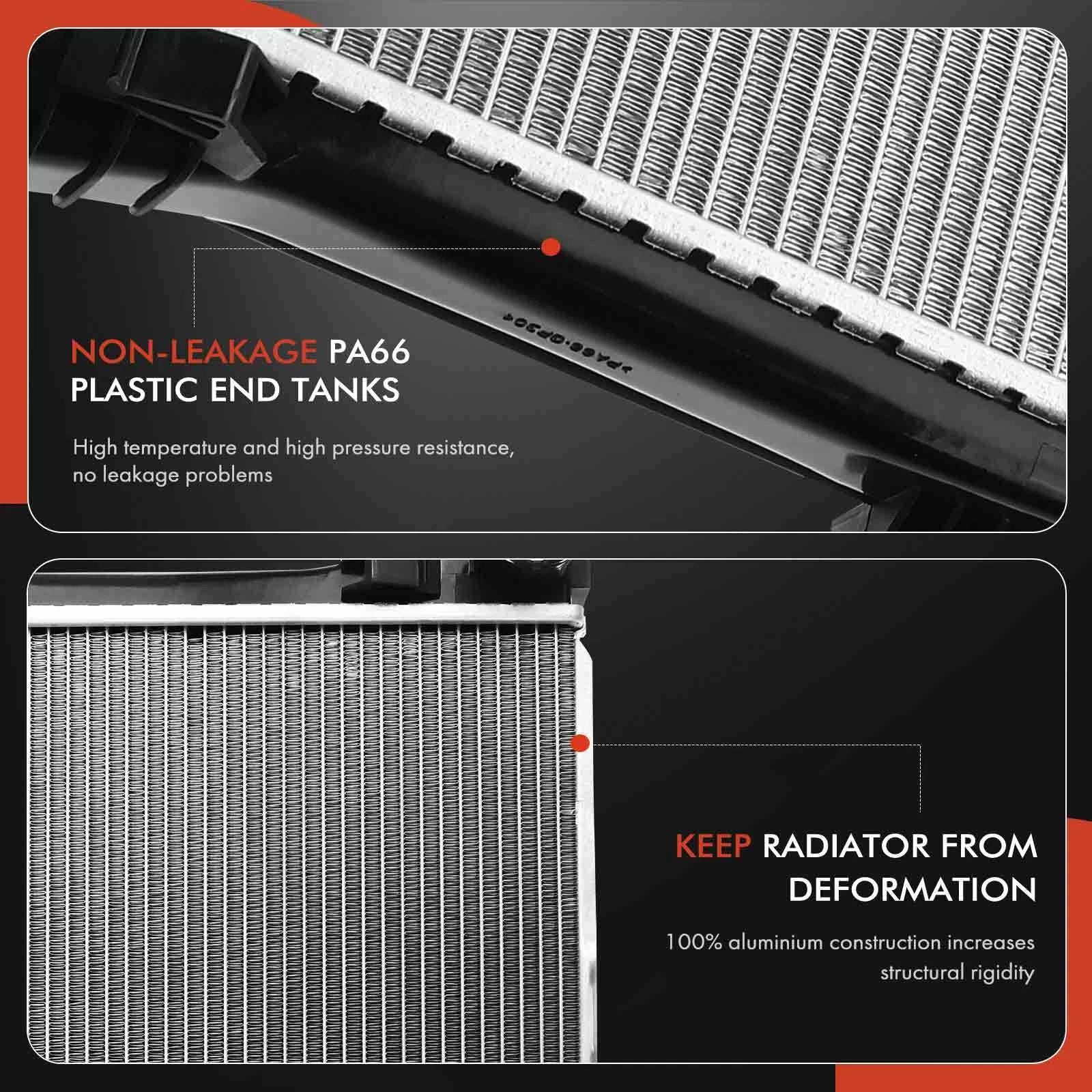 Radiator for Mercedes-Benz C250 SLK250 SLK350 E250 (2012–2016)