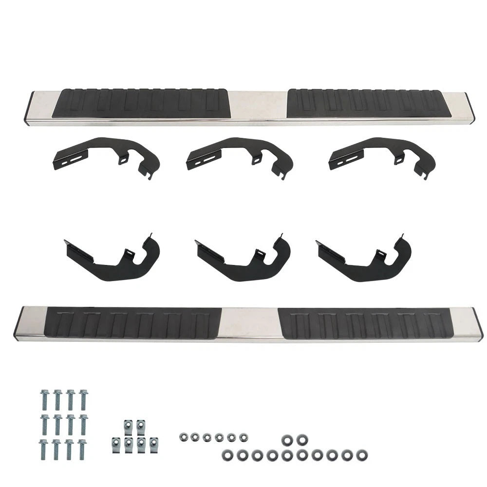 6" Running Boards Side Step for Silverado GMC Sierra (2007–2018)