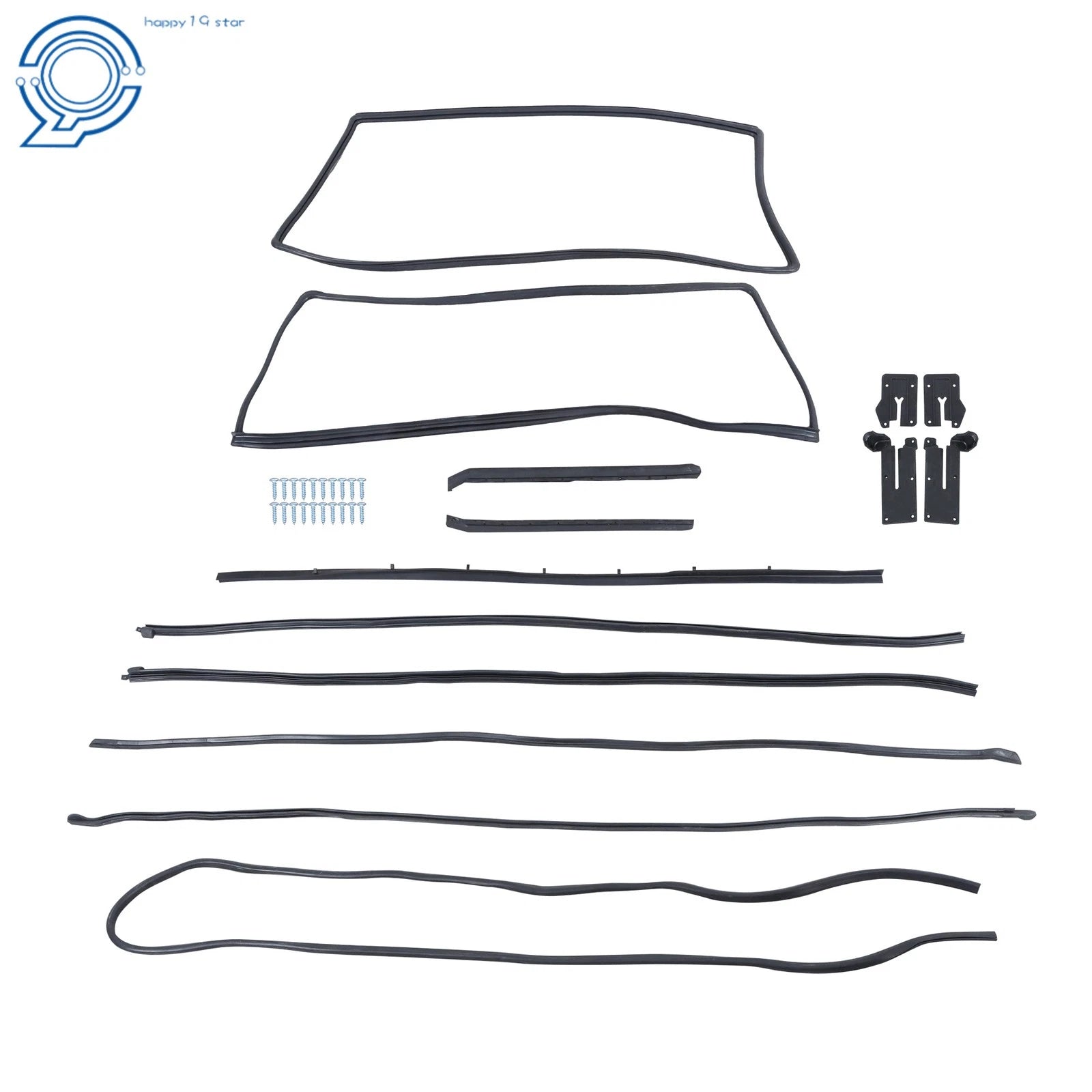 10Pcs Weatherstrip Seal Kit for Ford Mustang (1965–1966)