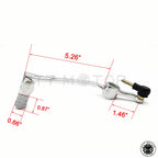 Chrome Gear Shift Lever for Yamaha YZF R1 (2004–2006)