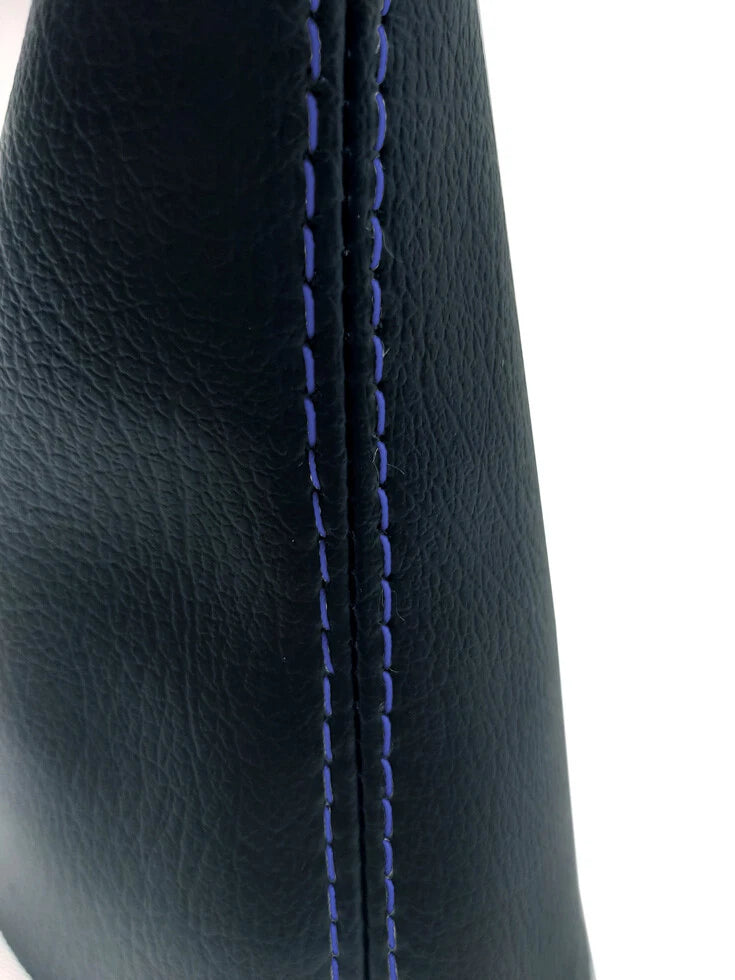 Shift Boot for Toyota Camry (2018–2021) Blue Stitch PVC Leather