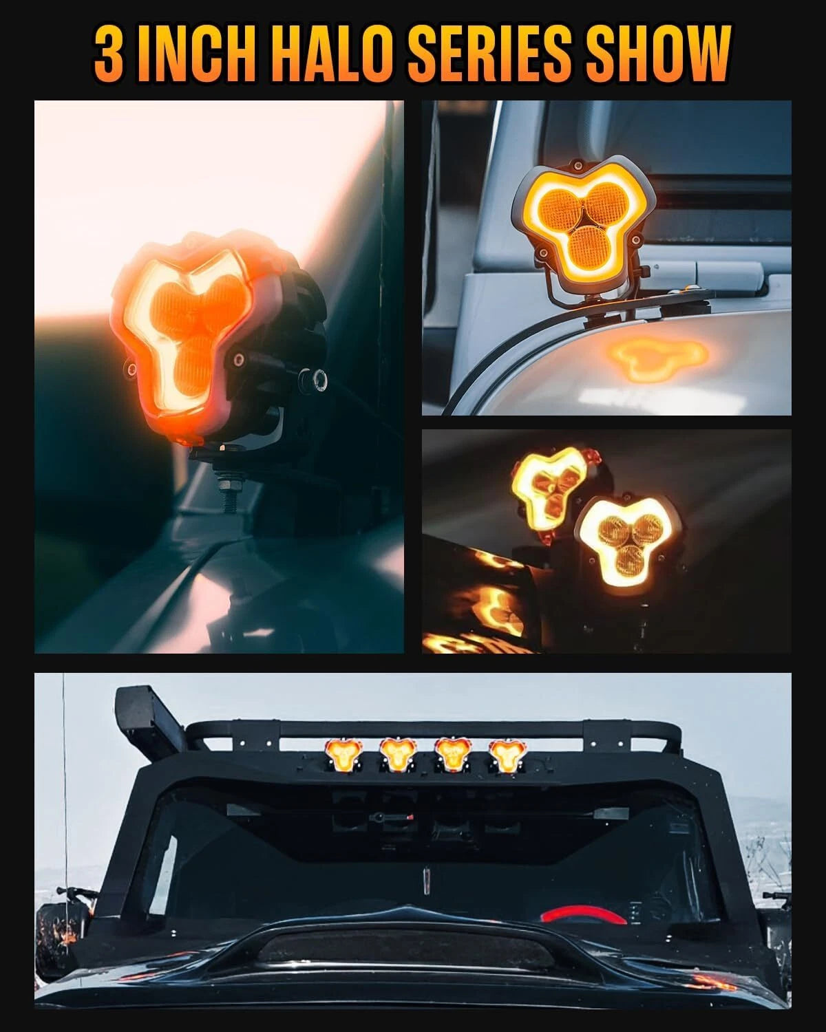 LED Work Lights Pod for Offroad Vehicles (2010–2023)