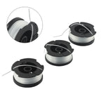 Set of 3 Spool & Line for Black & Decker ST7701 STC1820 A6481 Trimmer