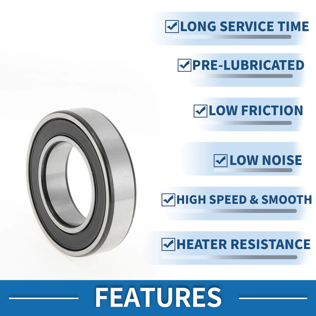 6007DDU Deep Groove Ball Bearing for Scooter/Skateboard (P4, 35x62x14mm)